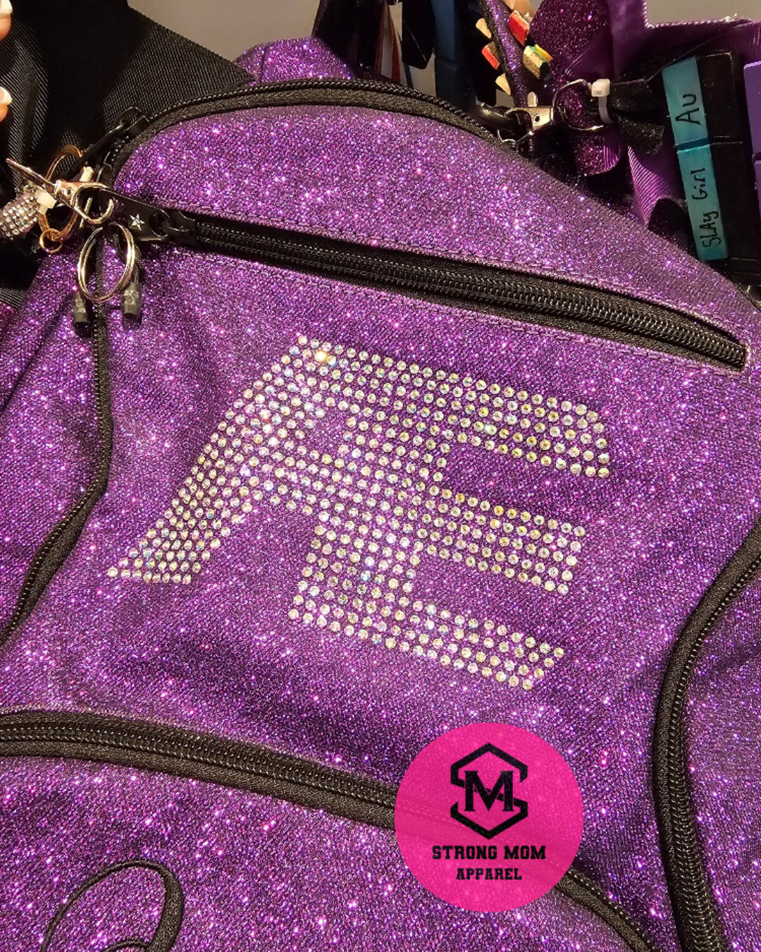 AE rhinestones for your backpack