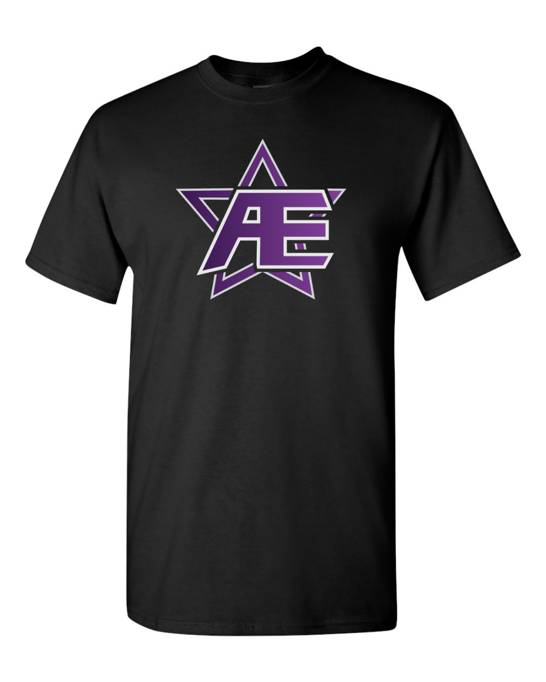 AE classic tee large on front