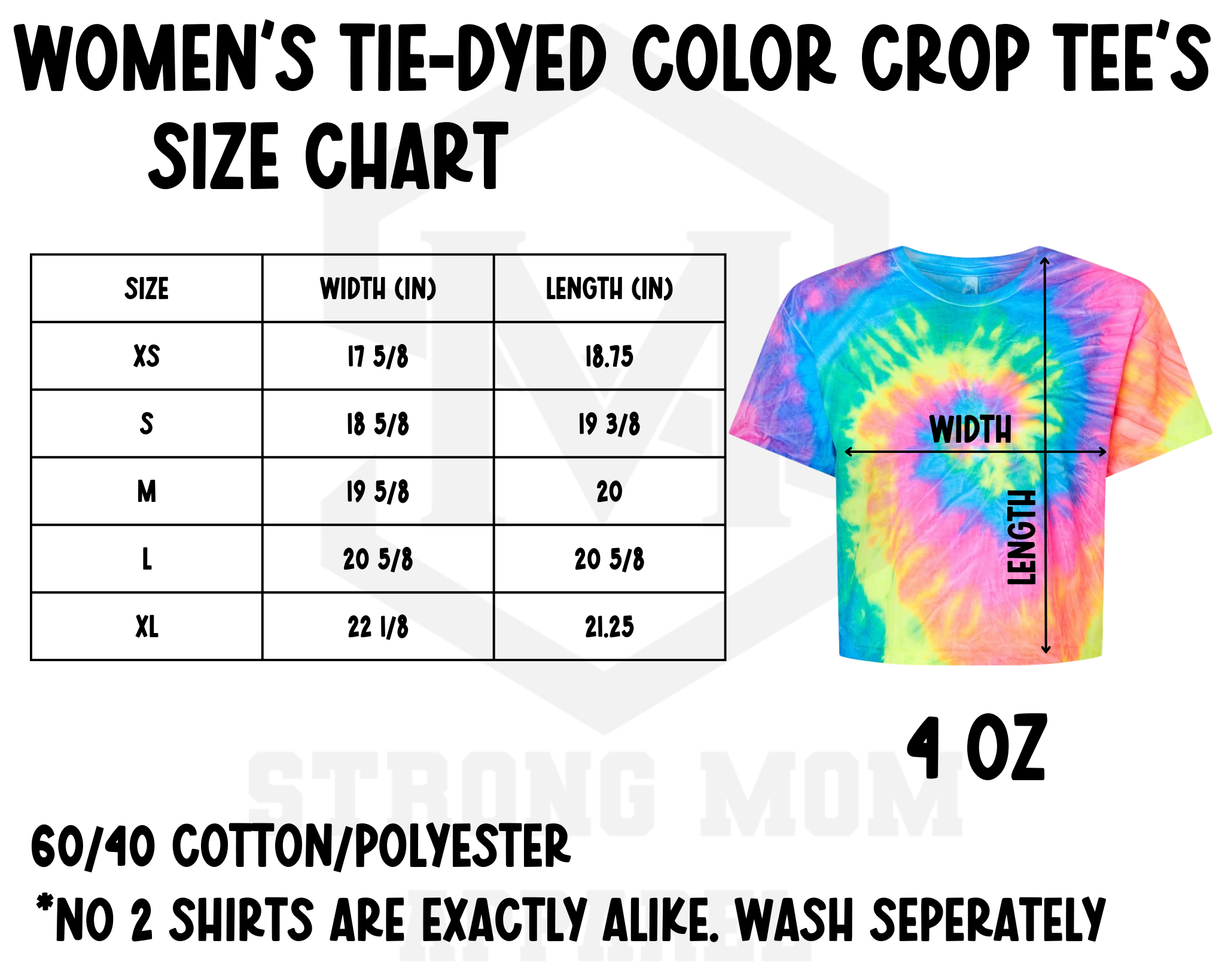 Cheer besties tie-dyed crop tee