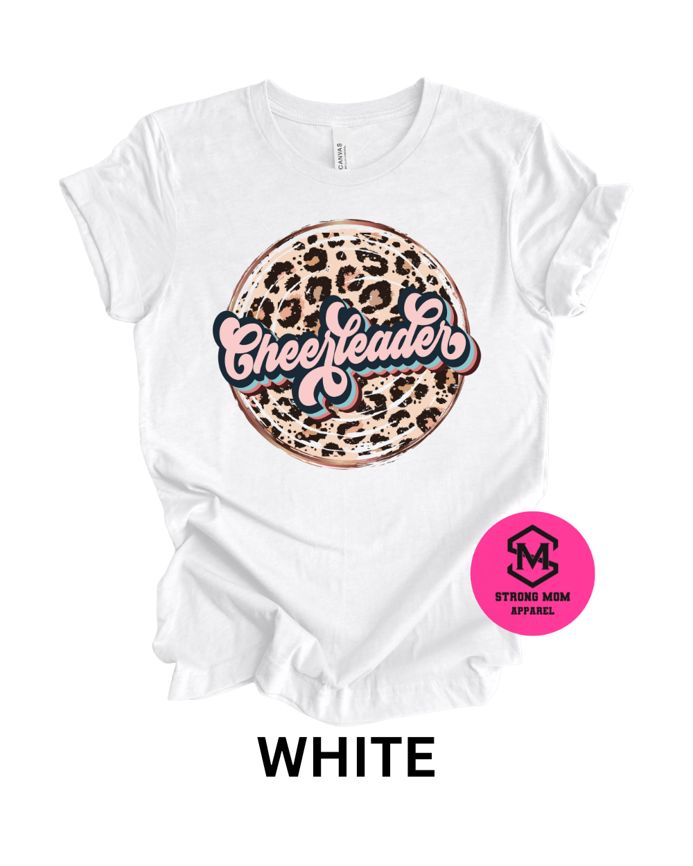 Cheerleader - circle leopard tee